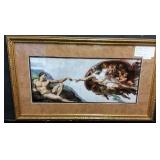 "Creation of Man" by Michalangalo