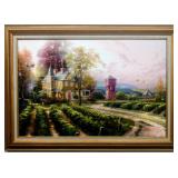 Abundant Harvest Giclee On Canvas - Thomas Kinkade