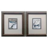 Original Water Color Winter Scene Anna Sandhu Ray