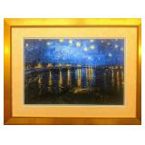 "Starry Night Over The Rhone" by Vincent Van Gogh