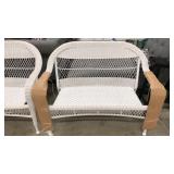 Outdoor Resin Wicker Bench