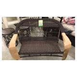 Ashley Wicker Resin Bench