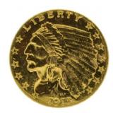 1915 Indian $2.50 Gold Piece