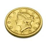 1851 Type 1 Liberty Head $1 Gold Piece