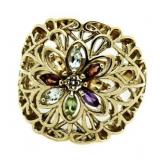 Genuine Gemstone Designer Ring