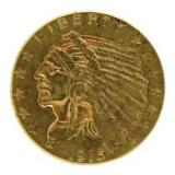 1915 Indian $2.50 Gold Piece