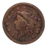 1833 Braided Hair Large Cent