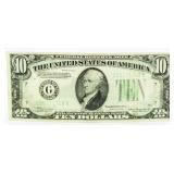 1934-A Green Seal $10 Bank Note