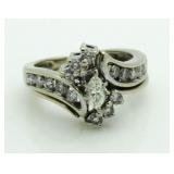14kt Gold 1.00 ct Diamond Wedding Set