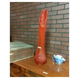 XX-Large Vking Glass Mid Century Modern Vase