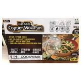 Non Stick 12" Copper Wok Pan w