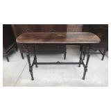 Antique Walnut Hall Table