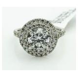 14kt Gold Brilliant Round 3.02 ct Diamond Ring