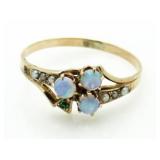 10kt Gold Vintage Opal Estate Ring