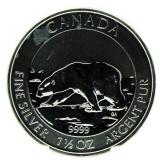 2013 Canada 1.50 Oz. Pure Silver $8 Argent Pur