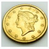 1852-O Type 1 Liberty $1Gold Piece *Better Date