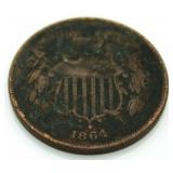 1864 2 Cent Piece