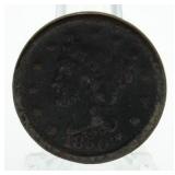 1850 Braided Hair Large Cent