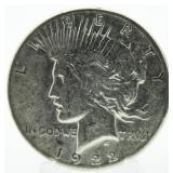 1922-S Silver Peace Dollar