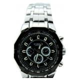 Curren Black Chronometer Leisure Watch