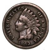 1863 Indian Head Copper Nickel Cent *Nice