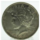 1924 Peace Silver Dollar