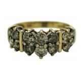 10kt Gold 1.00 ct Diamond Anniversary Ring