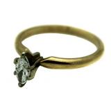 14kt Gold Marquise Cut 1/4 ct Diamond Solitaire