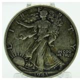 1943 Walking Liberty Silver Half Dollar