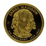 2007-S PR70 James Madison Presidential Dollar