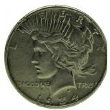 1934 Peace Silver Dollar *Key Date