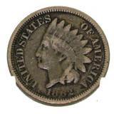 1862 Indian Head Copper Nickel Cent *Nice