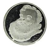 Santa Claus .999 Pure Silver 1/2 Ounce Coin