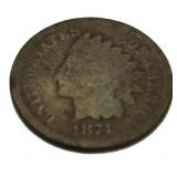 1874 Indian Head Cent *Better Date