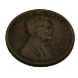 1922-D Lincoln Cent *Key Date