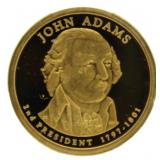 2007-S PR70 John Adams Presidential Dollar