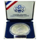 1987 US Mint Constitution Unc. Silver Dollar