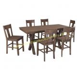 Ashley 463 Counter Height Table & 6 Stools