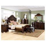 Ashley North Shore 5 Pc King Panel Bedroom Suite