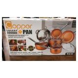 Copper Cookware 10 pc Set