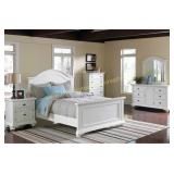 Elements Brook White 5 pc Queen Bedroom Suite