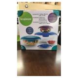 Snap ware 8 pc Glass Bowl Set