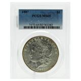 1887 MS65 Morgan Silver Dollar