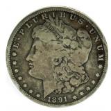 1891 Carson City Morgan Silver Dollar *Better Date