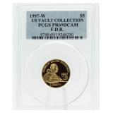 1997-W PR69 Cameo F.D.R. $5 Gold Commem.