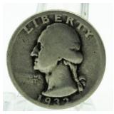 1932 Washington Silver Quarter *1st Year