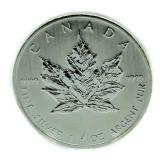 2013 Canada .999 Pure Silver $5 Maple Leaf