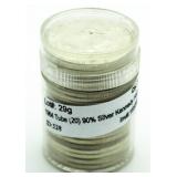 1964 Tube (20) 90% Silver Kennedy Half Dollars