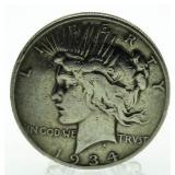 1934-D Peace Silver Dollar *Key Date
