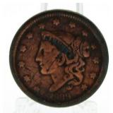 1838 Braided Hair Large Cent